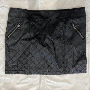 BCBGeneration Vegan Leather Skirt NWT